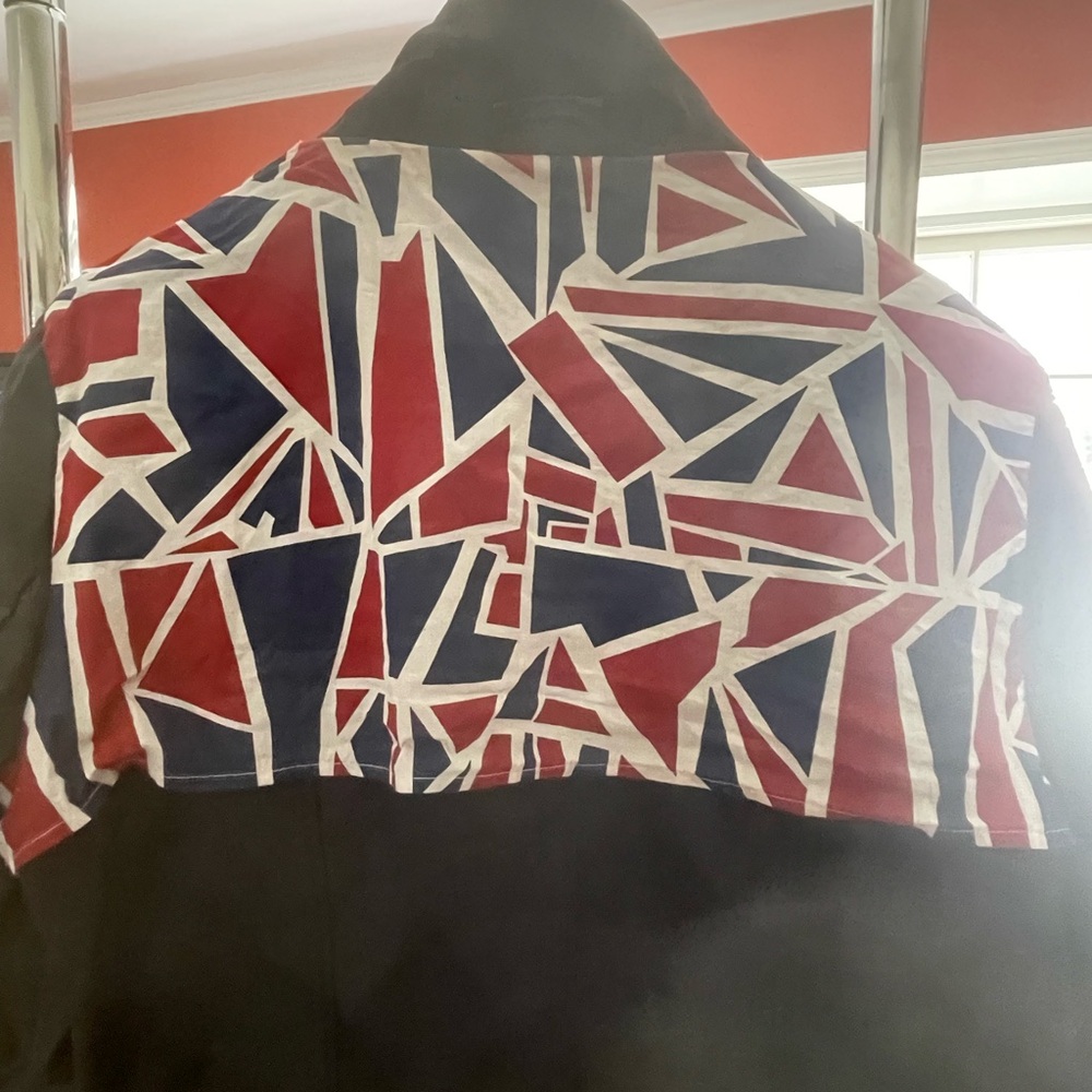 Women’s Black-BRITISH RACING INTERIOR MINI COOPER COAT. Two inside pockets - Picture 7 of 15